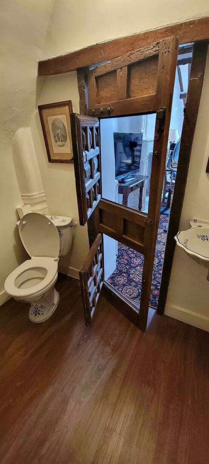 Puzzling enigmas unveiling the mystery objects that left everyone scratching their heads - #20 What are these smaller doors inside our hotel bathroom door?