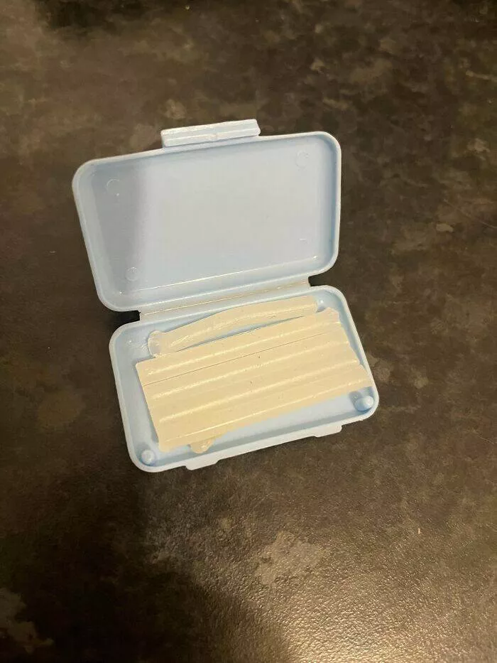 Puzzling enigmas unveiling the mystery objects that left everyone scratching their heads - #37 Waxy Minty Sticks in the Appearance of Hot Glue Sticks – Unidentified