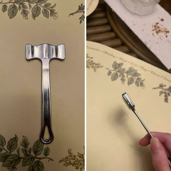 Puzzling enigmas unveiling the mystery objects that left everyone scratching their heads - #38 Odd Hammer-Shaped Tool with Flat Edges – Function Unclear