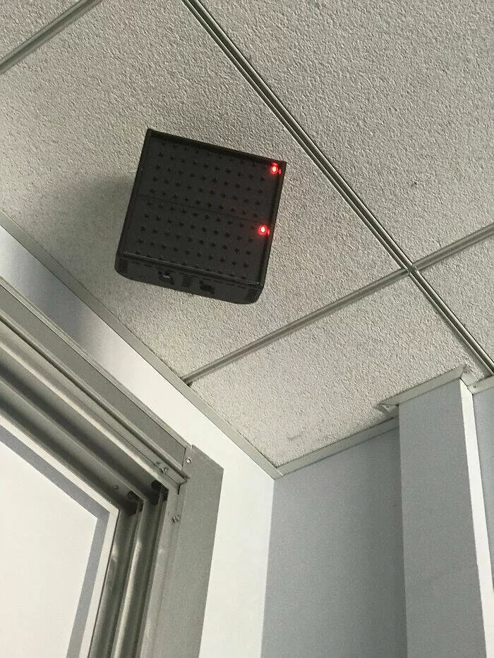 Puzzling enigmas unveiling the mystery objects that left everyone scratching their heads - #50 Small Black Box with LED Grid in University Classrooms – Unknown Functionality