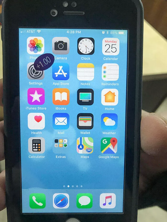 Navigating parenthood a guide to thriving in the digital age - #25 Went home for Christmas, my dad finally got reading glasses and used the sticker to cover up a notification on his phone he couldn't get rid of