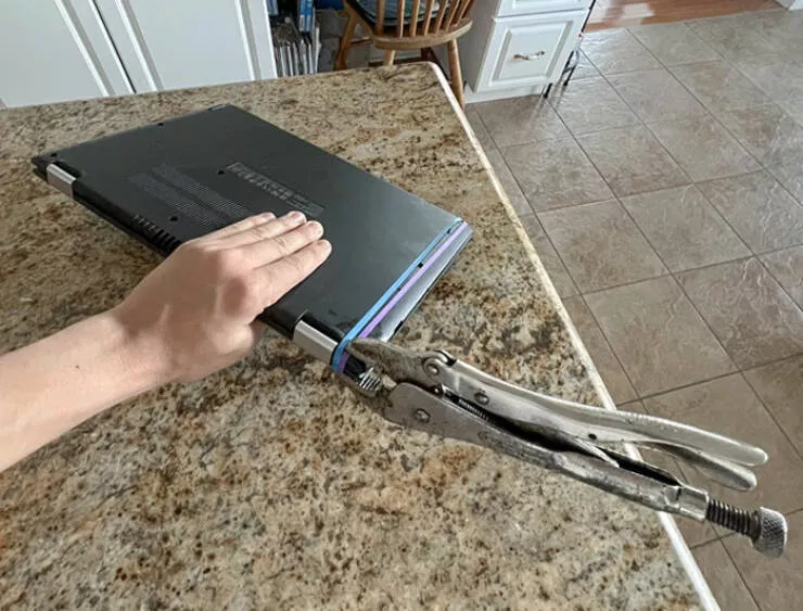 Navigating parenthood a guide to thriving in the digital age - #39 My dad dropped his laptop, and this is how he's fixing it