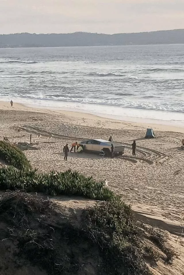 Lemonade chronicles stories of turning sour days into sweet victories - #31 A Tesla truck got stuck on my local beach.
