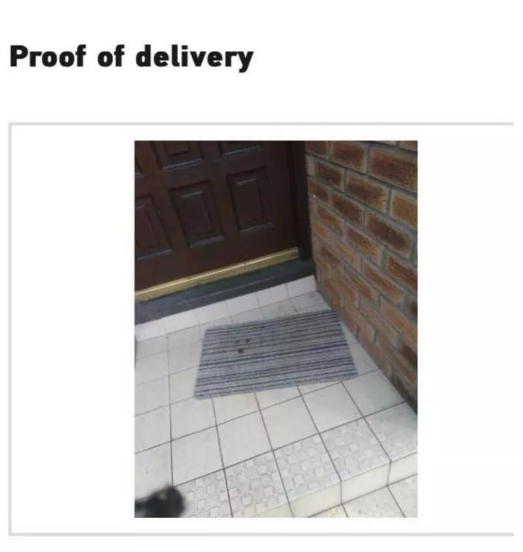 Workplace whimsies unveiling the comedy of errors in ridiculous office mishaps - #11 The individual who delivered this package and uploaded proof:
