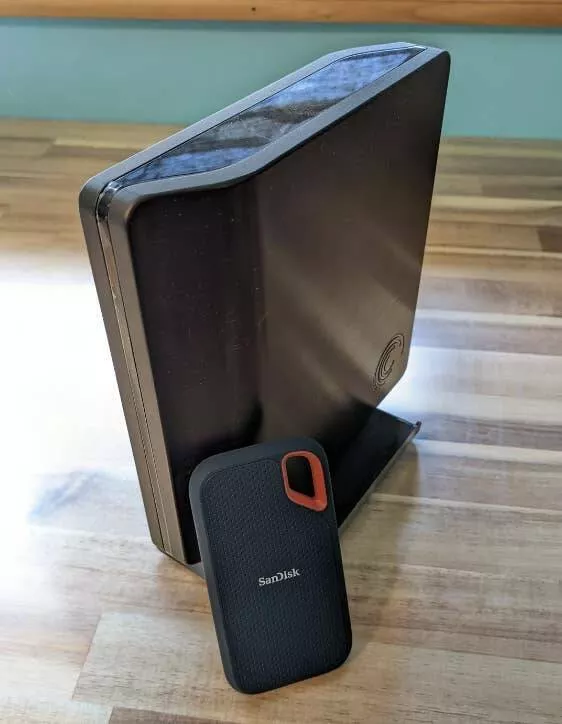 Visual metamorphosis engaging before and after snapshots that mesmerize - #23 And one terabyte of external hard drive storage in 2009 versus in 2022: