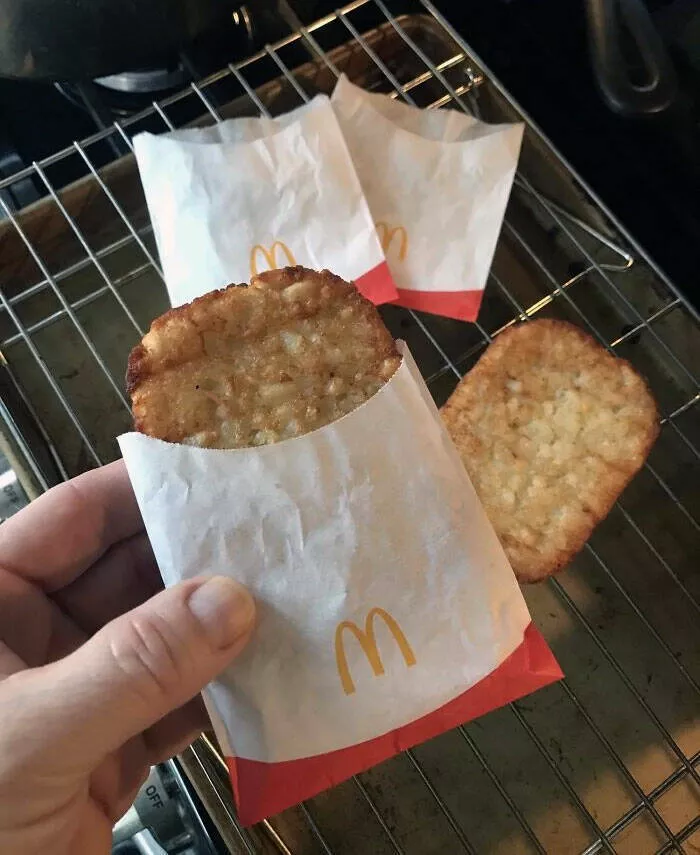 Creative parenting strategies ingenious hacks for todays moms and dads - #23 We Drive Past McDonald's On The Way To Daycare, And She Always Wants To Stop And Get Hash Browns. I Started Saving The Wrappers And Cooking Frozen Ones From Aldi's Before We Leave