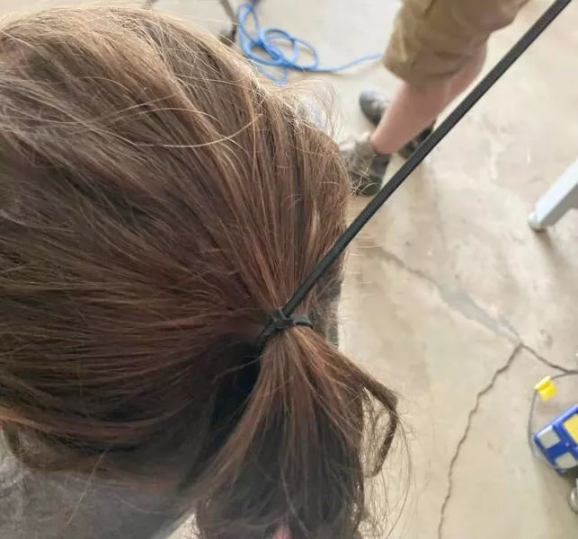 Creative parenting strategies ingenious hacks for todays moms and dads - #27 Daughter Wants To Work In The Garage With Her Dad And Needs Her Hair Pulled Back