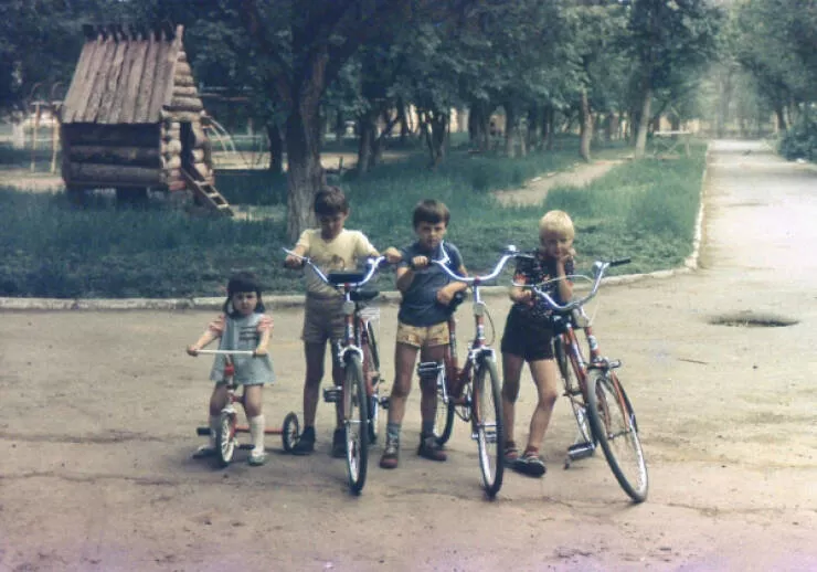 Nostalgic charm exploring the allure of vintage vibes - #16 Me (on the left) with my childhood clique in the USSR, circa 1989 - secretly harboring a crush on the boy to my left who was oblivious to it all Nostalgic charm exploring the allure of vintage vibes - #16 Me (on the left) with my childhood clique in the USSR, circa 1989 - secretly harboring a crush on the boy to my left who was oblivious to it all