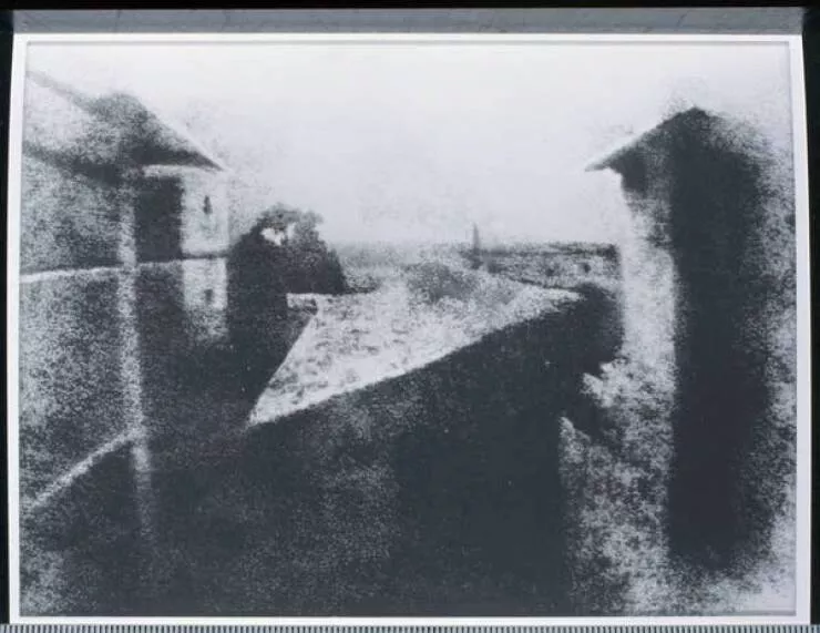 Rare historical photos that will alter your worldview - #31 This is the world's oldest surviving photograph, taken by Nicphore Nipce in 1827: