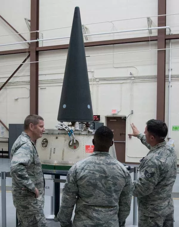 Rare historical photos that will alter your worldview - #39 This pointy thing is what a nuclear bomb actually looks like: