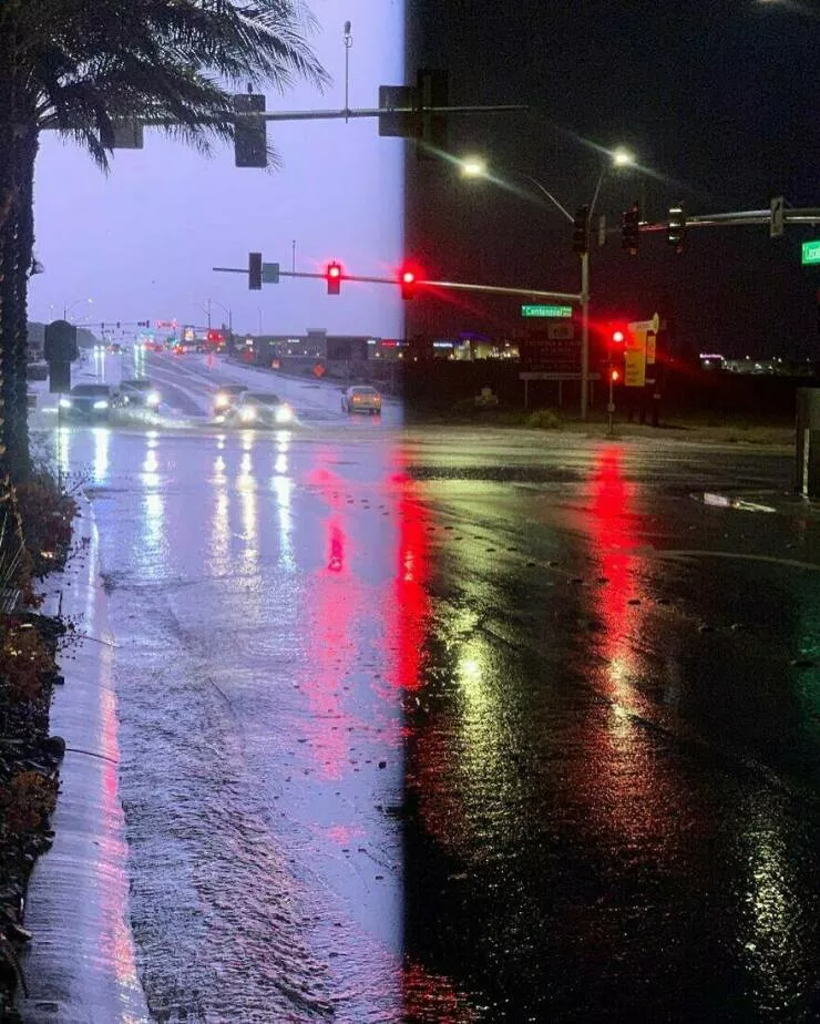 Intriguingly amusing photos a modest dose of entertainment - #12 Capturing the moment of lightning striking, blending day and night