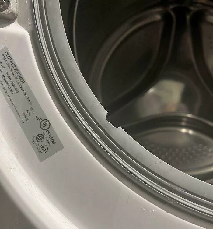 Navigating parenthood through rough patches - #1 My child took a bite out of my washing machine, and now it leaks