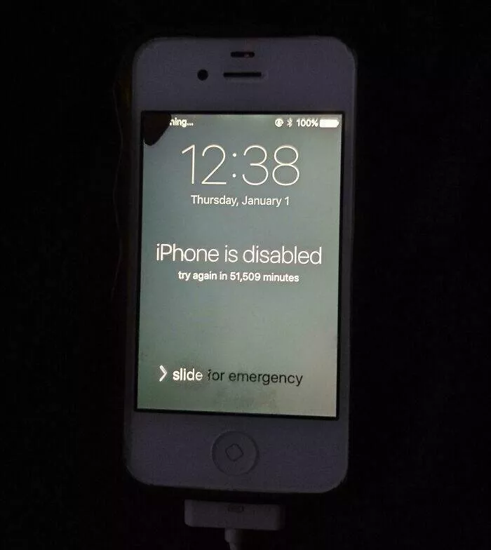 Navigating parenthood through rough patches - #38 My kid got ahold of my recently found iPhone 4S. Planned on retrieving photos and it's going to take a few guesses for what the password is