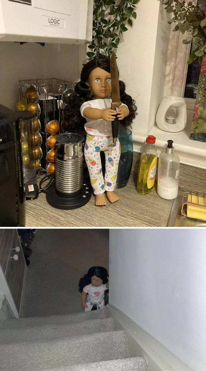 Navigating parenthood through rough patches - #7 Grandparents bought this terrifying doll for my daughter. Now my wife has to suffer the consequences
