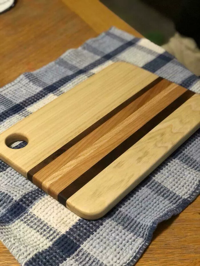 Woodworkers transforming craft into art - #11 My 14-year-old daughter made this in shop class, and I couldn't be more proud!