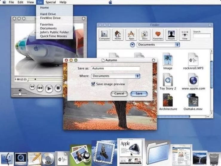 Photos of our astonishing tech journey - #17 Mac OS X Developer Preview 3 from 2000