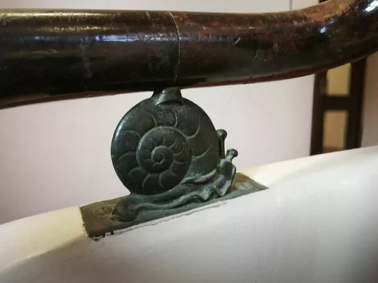 Captivating scenes from school and university life - #32 The Stair Handrails in My University's Biology Building Are Supported by Little Snails