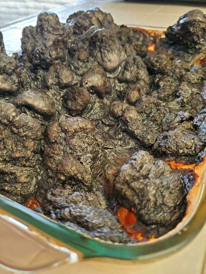 Laugh out loud wife fails hilarious moments captured - #16 My wife’s culinary prowess was on full display at our Christmas dinner. She calls this recipe the Candied Yams of Mordor