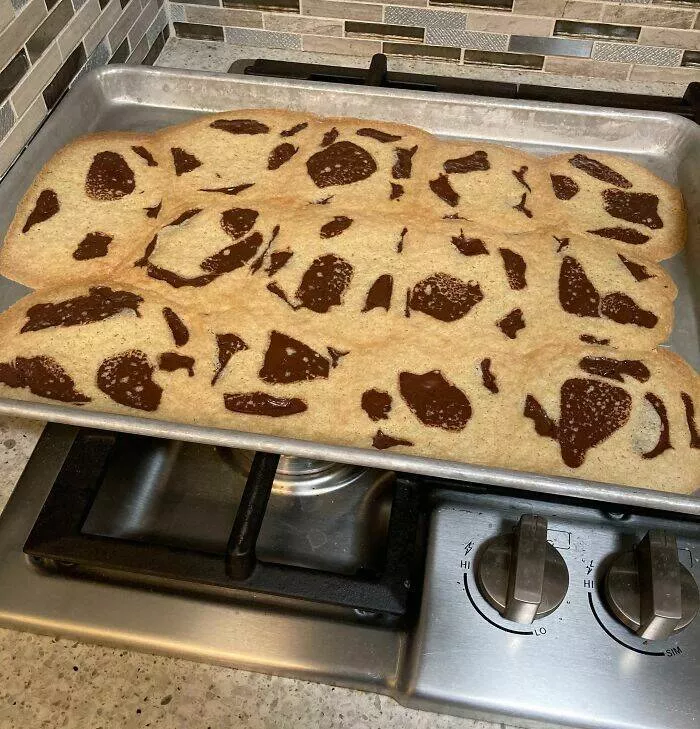 Les echecs hilarants des femmes captures en photos - #29 J'ai essayé de faire des cookies à mon mari pour son anniversaire