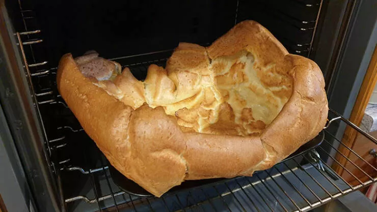 Les echecs hilarants des femmes captures en photos - #39 Donc, ma femme a fait un pudding yorkshire