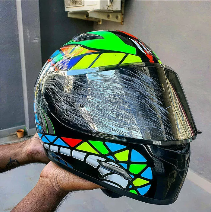 Lucky breaks unforgettable photos of serendipitous moments - #10 Always Wear a Helmet – It Miraculously Saved My Life