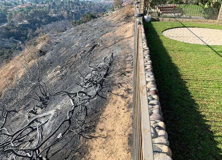 Coup de chance photos inoubliables de moments sereux - #9 Nous étions à quelques secondes de perdre notre maison dans l'incendie de Californie. Merci à tous les pompiers qui ont sauvé notre communauté