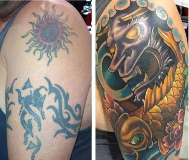 Top 33 tattoo fails turned into wins - #8 