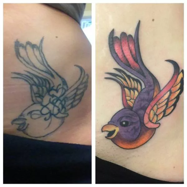 Top 33 tattoo fails turned into wins - #9 