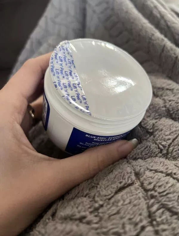 Design fails when creativity misses the mark - #4 This arthritis cream packaging that's a real puzzle to lift and peel