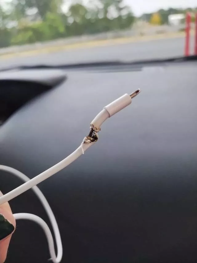 When bad days hit moments that test us - #28 Charger caught fire on my boyfriend’s lap while driving