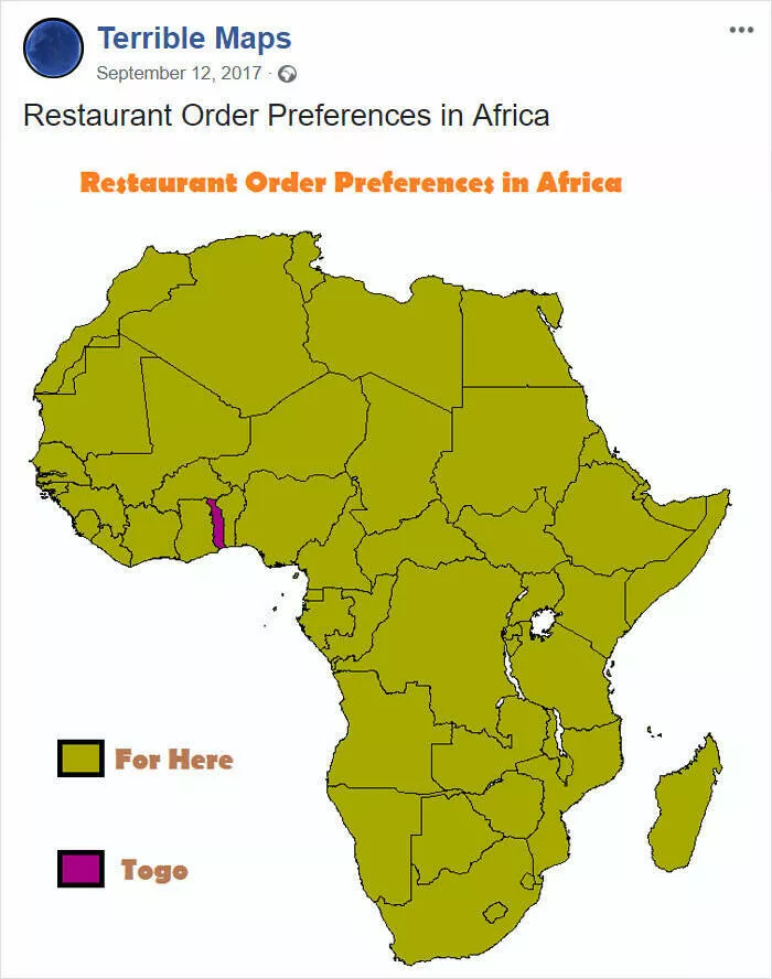 Hilariously inaccurate maps you wont find in textbooks - #15 