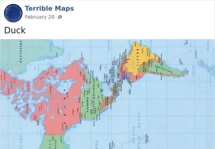 Hilariously inaccurate maps you wont find in textbooks - #19 