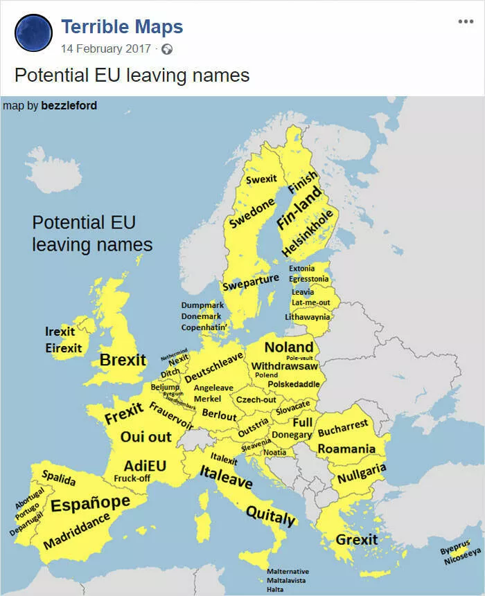 Hilariously inaccurate maps you wont find in textbooks - #30 