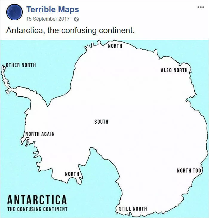 Hilariously inaccurate maps you wont find in textbooks - #9 