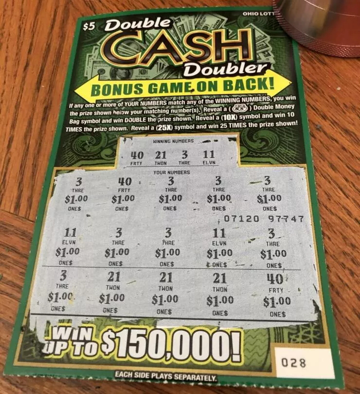 Intriguing photos that captivate your attention - #2 I won every prize on this lottery ticket