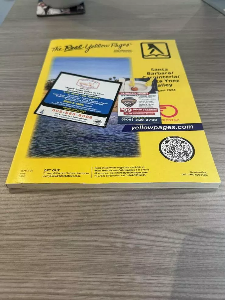 Intriguing photos that captivate your attention - #26 The 2024 phone book is remarkably thin