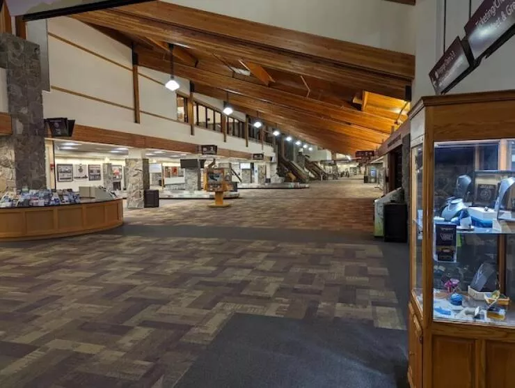Finding beauty in lifes simple joys - #15 Got stuck overnight at Bozeman Airport—completely alone.