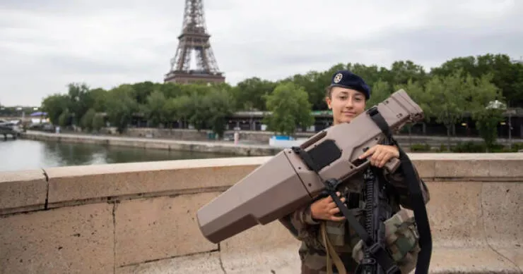 Unusual snapshots that will capture your imagination - #16 An anti-drone device currently in use at the 2024 Summer Olympics.