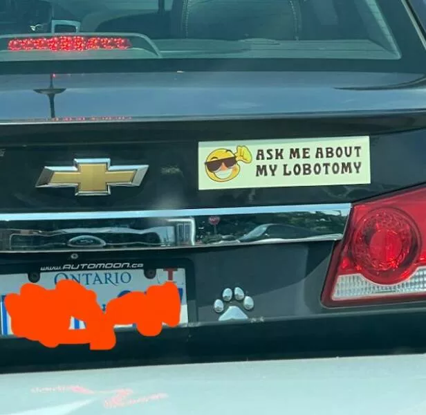 Side splitting bumper stickers that will make you smile - #7 
