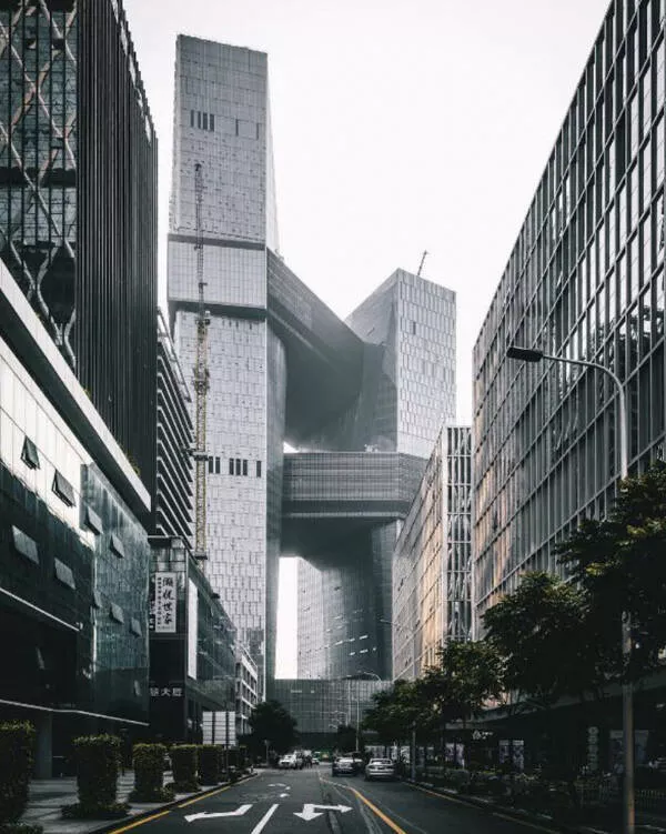 Structures sinistres les batiments les plus intimidants du monde - #11 Bâtiment Tencent, Shenzhen, Chine.