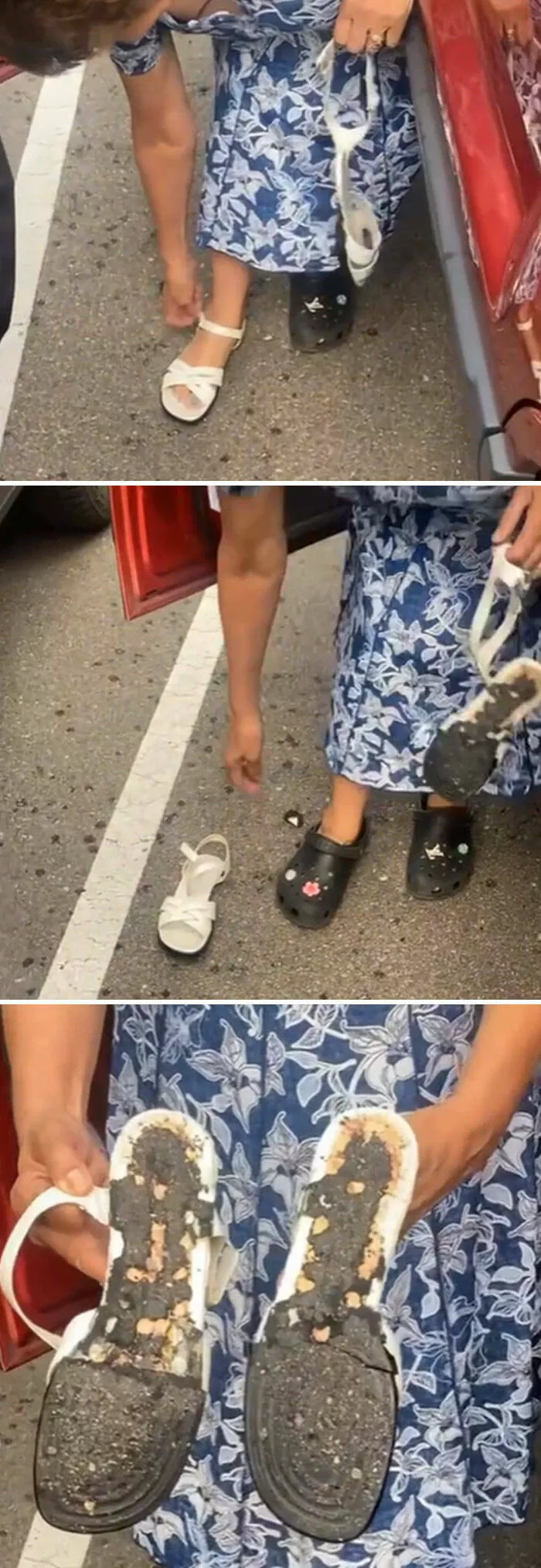 Immortaliser les vagues de chaleur extremes de cet ete - #23 J'ai dû prêter mes Crocs à ma mère parce que ses sandales ont fondu. Immortaliser les vagues de chaleur extremes de cet ete - #23 J'ai dû prêter mes Crocs à ma mère parce que ses sandales ont fondu.