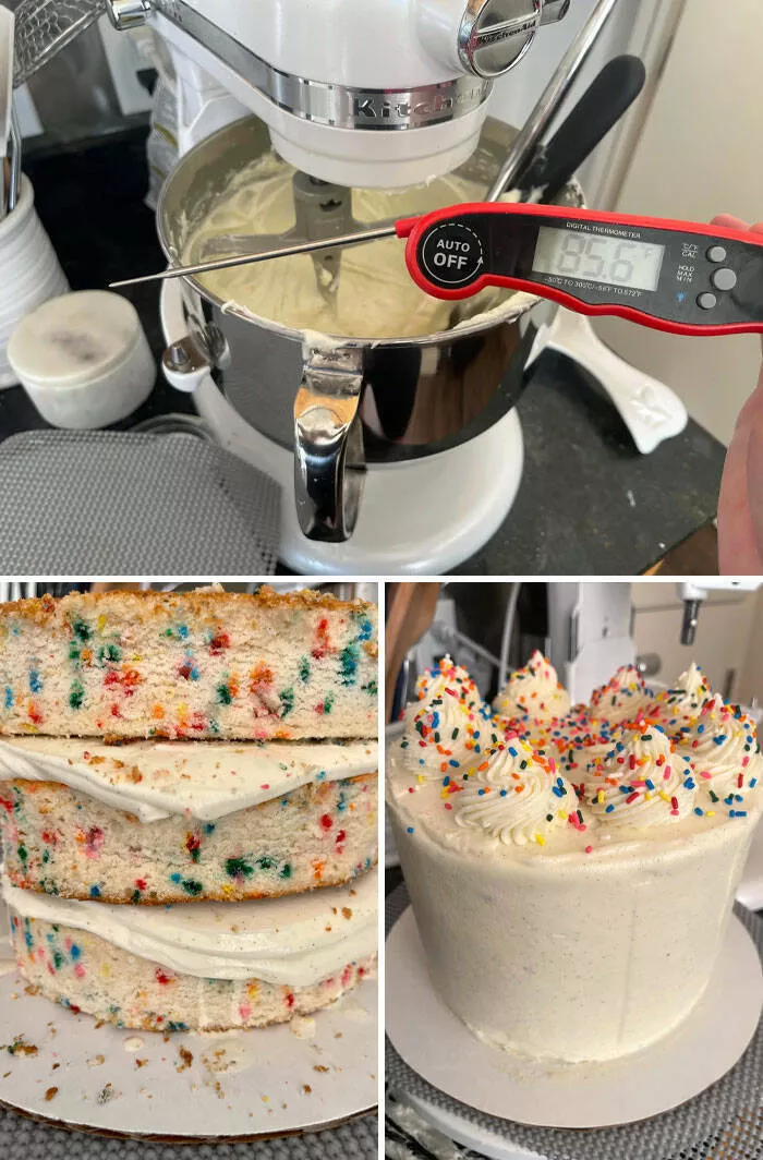 Capturing this summers extreme temperatures - #44 Trying to frost a cake during a heatwave feels like that scene from Sleeping Beauty. Capturing this summers extreme temperatures - #44 Trying to frost a cake during a heatwave feels like that scene from Sleeping Beauty.
