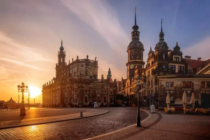 Amazing before and after photos of historic landmark transformations - #46 Dresden After the 1945 Bombing, Photo by Richard Peter