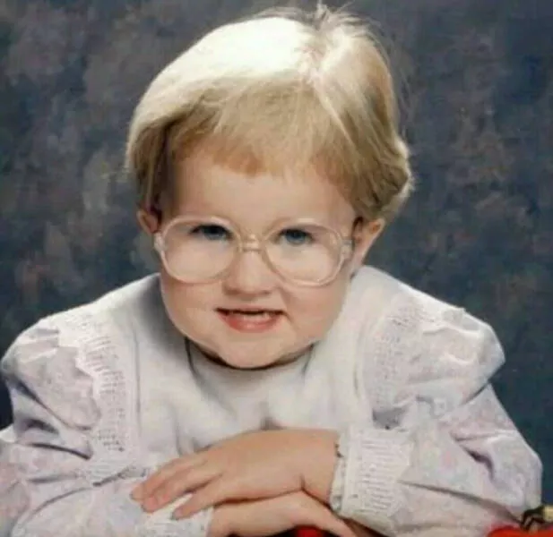 Cringeworthy yet hilarious vintage photos that will make you laugh - #2 My Friend's Baby Pictures Look Like Mrs. Doubtfire