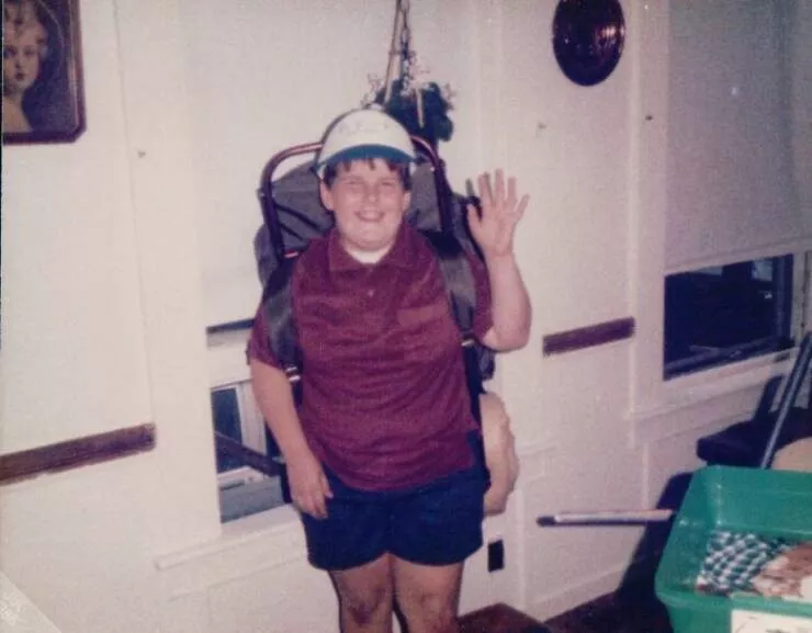 Cringeworthy yet hilarious vintage photos that will make you laugh - #23 I Was Evidently the Reference Model for the Kid from Up! ~ Circa 1985
