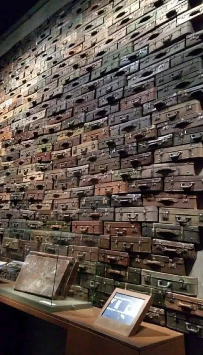 Trailblazing museums that redefined the visitor experience - #4 Suitcases belonging to people sent to concentration camps, displayed at the World War II Museum in Gdańsk, Poland. Each suitcase represents a family, a life Trailblazing museums that redefined the visitor experience - #4 Suitcases belonging to people sent to concentration camps, displayed at the World War II Museum in Gdańsk, Poland. Each suitcase represents a family, a life