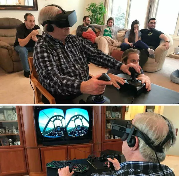Heartwarming grandpa moments that show why theyre the best - #32 11. Cheers to This Guy – He’s Got Character