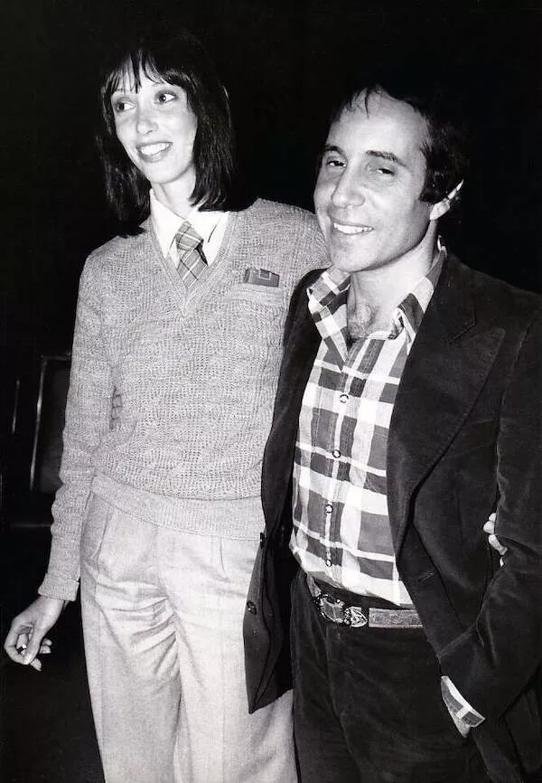 Photos vintage classiques qui illustrent un style intemporel - #11 10. Shelley Duvall et Paul Simon en décembre 1977