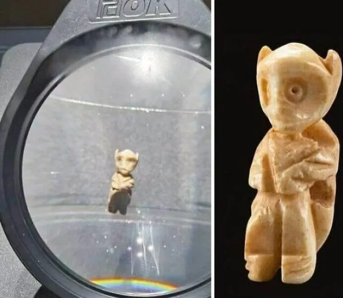 Timeless ancient wonders that continue to astonish - #11 A tiny bone monkey, just 2.2 cm tall, discovered in a child’s grave, dating back to China’s Erlitou culture, around 1600 B.C. Timeless ancient wonders that continue to astonish - #11 A tiny bone monkey, just 2.2 cm tall, discovered in a child’s grave, dating back to China’s Erlitou culture, around 1600 B.C.
