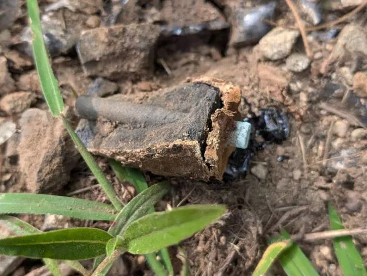 Strange objects solved by internet sleuths - #10 Several small cylinders with metal cores and paper wrapping, found in a backyard: